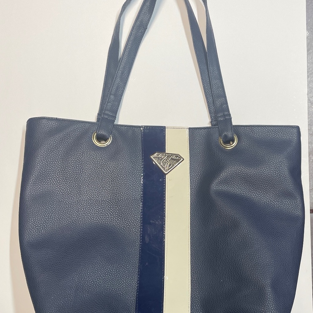 Baby Phat Navy Tote Handbag